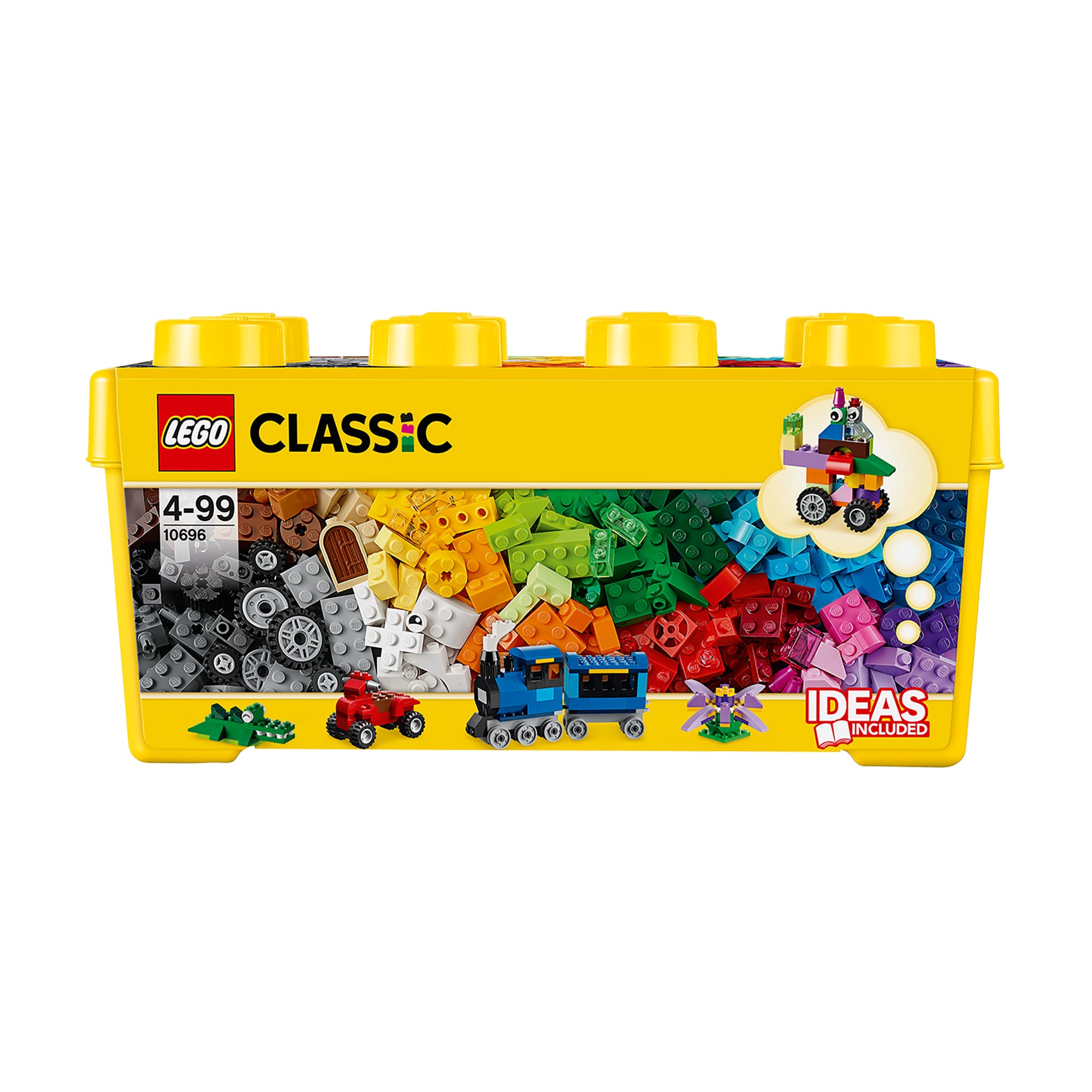 Конструктор LEGO Classic Набір для творчого середнього розміру, 484 деталі, від 4 років (10696)