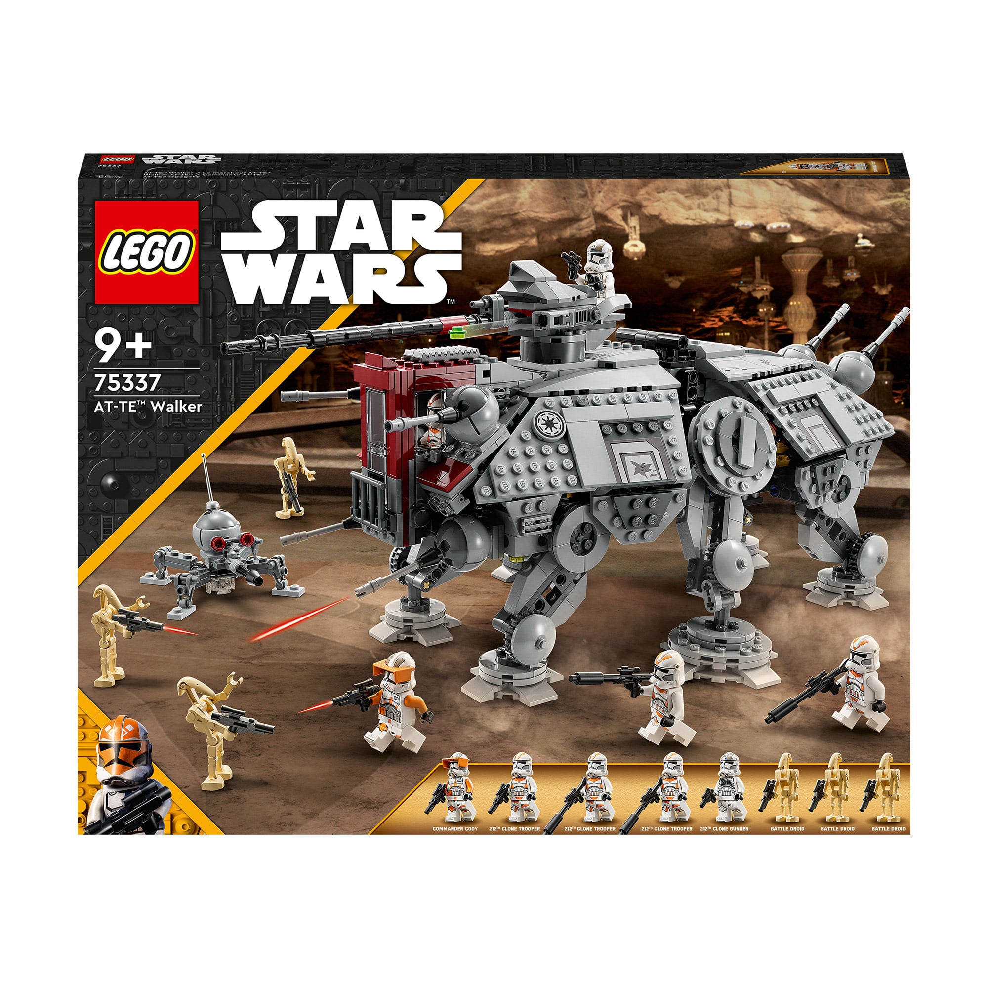 Конструктор LEGO Star Wars Крокохід AT-TE, 1082 деталей, від 9 років (75337)